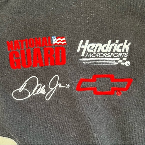 Chase Authentics Men’s Dale Earnhardt Jr Full Zip Hoodie Jacket Size Large - Picture 4 of 14